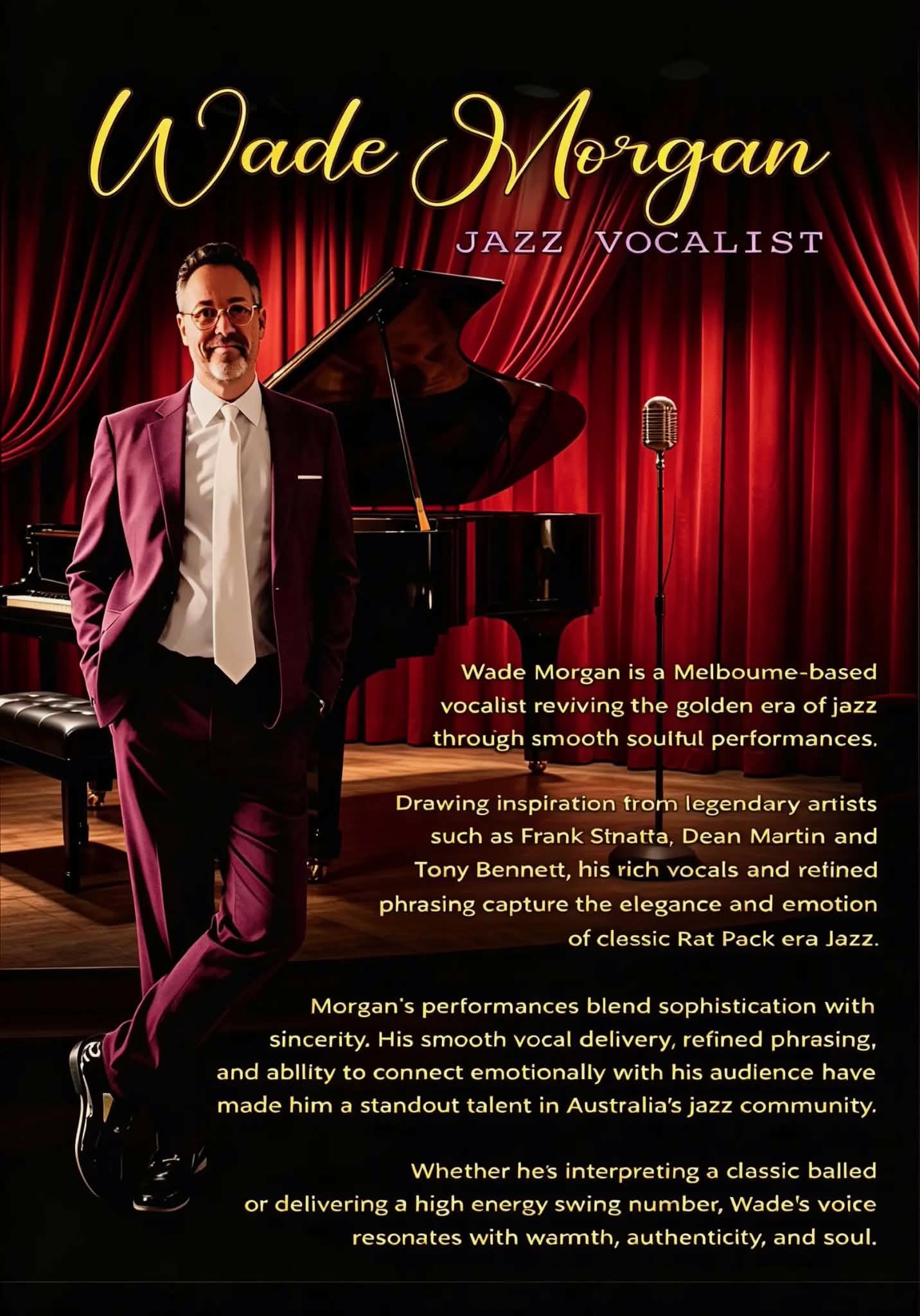 Wade Morgan EPK — biography and portrait